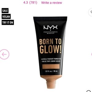 NYX Born to Glow Foundation, Golden Honey 🍯
